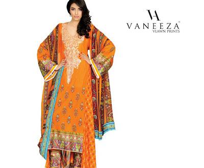 Vaneeza V Lawn 2012 Summer Collection Luxury Limited Edition