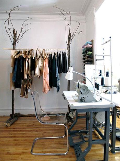 Industrial Garment Rack from Urban Outfitters = Decor + Utility