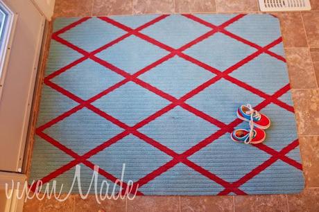 Painted Utility Rug