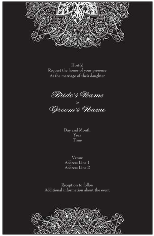 VistaPrint Wedding Invitation vista print vistaprint