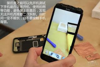 HTC One X dismantled, Show The Internal