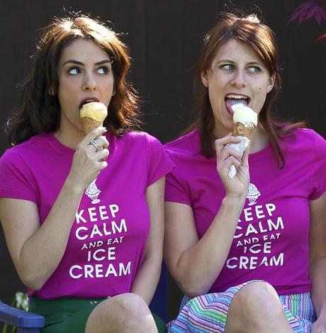 ice cream, keep calm, t-shirts, spring time