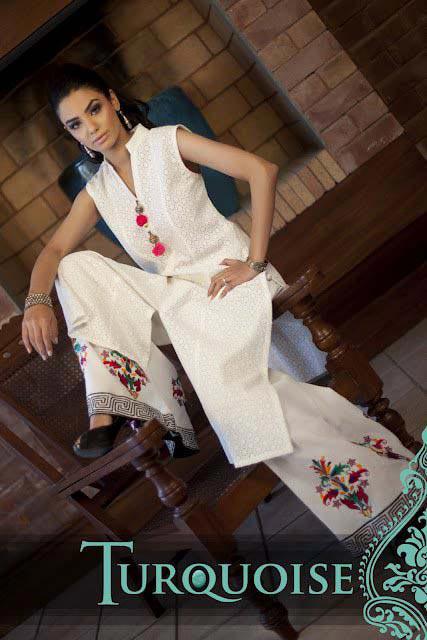 Turquoise Summer Cotton Collection 2012 for Women With Beauteous Models