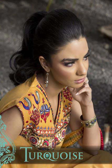 Turquoise Summer Cotton Collection 2012 for Women With Beauteous Models