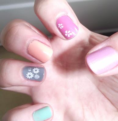 notd: spring time nails notd: spring time nails