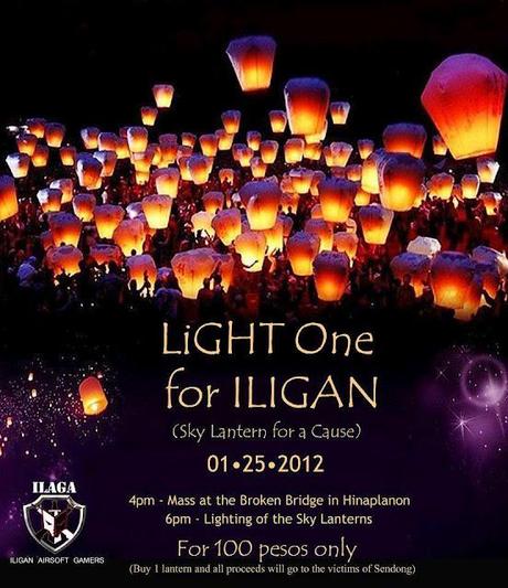 LIGHT ONE FOR ILIGAN| A Sky Lantern for a Cause