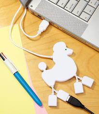 Poodle USB Hub Connects Your Four Legs