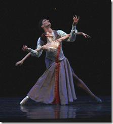 Fabrice Calmels and Victoria Jaiani in Edwaard Liang's Review: Spring Desire (Joffrey Ballet Chicago)