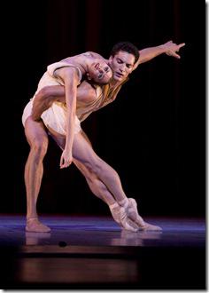 Fabrice Calmels and Victoria Jaiani in Edwaard Liang's Review: Spring Desire (Joffrey Ballet Chicago)
