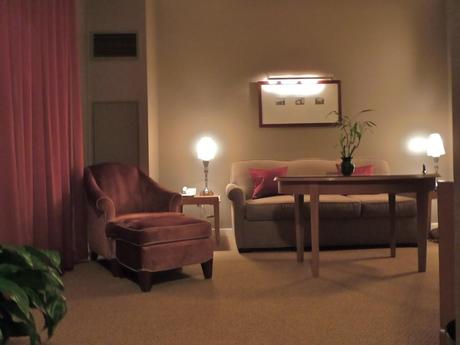 Living room, Terrace Suite at Hotel Giraffe, New York City Hotel review: Hotel Giraffe, New York City