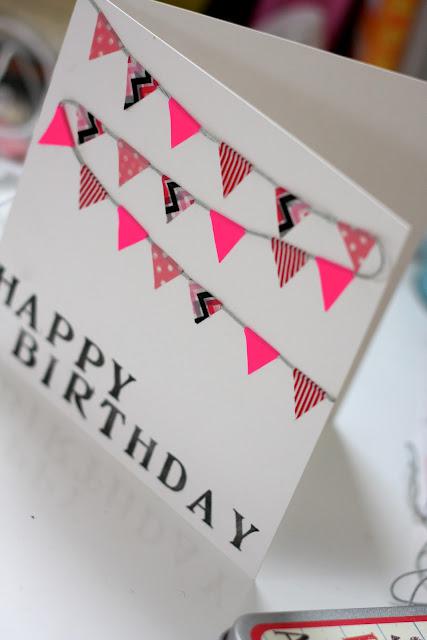 Easy Washi Tape Greeting Card - Paperblog