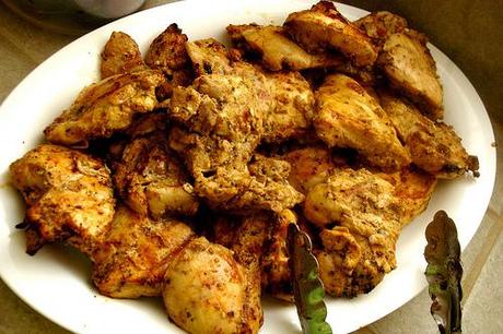Grilled Boneless Chicken Thighs