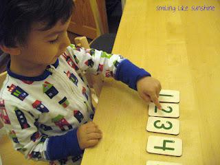 Montessori inspired activities