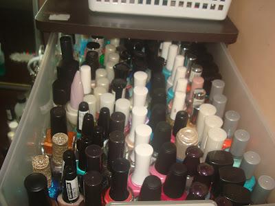 Nail polish collection as of April 2012