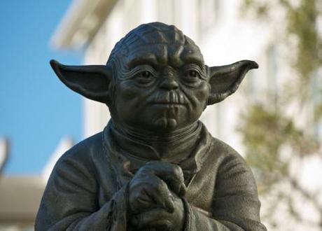 Yoda Fountain at the Presidio, San Francisco Star Wars Day: As Yoda says,