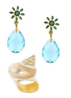 20585: Aquamarine Drop Earrings $24 luscious-glimmer-aquamarine-drop-earrings