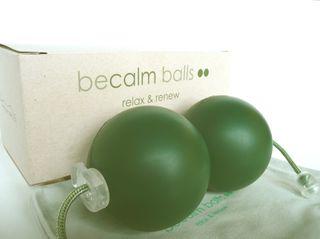 Becalm photo with box