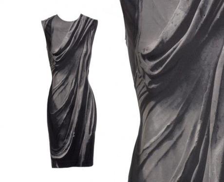 Found this amazing dress online!
NOT AS IT SEEMS; it is a simple... Found this amazing dress online!
NOT AS IT SEEMS; it is a simple cut, fitted dress with a print of a draped sculpture on it. I have never seen such an effective photo print before.
Designed and created by Felipe Oliveira Baptista who is currently the creative director of Lacoste and responsible for trying to re brand this sportswear company, bringing it into a more fashionable light.
Look at how the photo is so well matched to the dress, how all the curves and angles fit perfectly. I first thought it was really draped this way; nothing beats an optical illusion in fashion, for me this is the sign of a true genius.
xoxo LLM