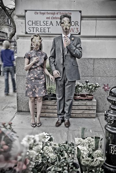 Hip and Funky Wedding Photographer London An intimate, colourful and different wedding day
