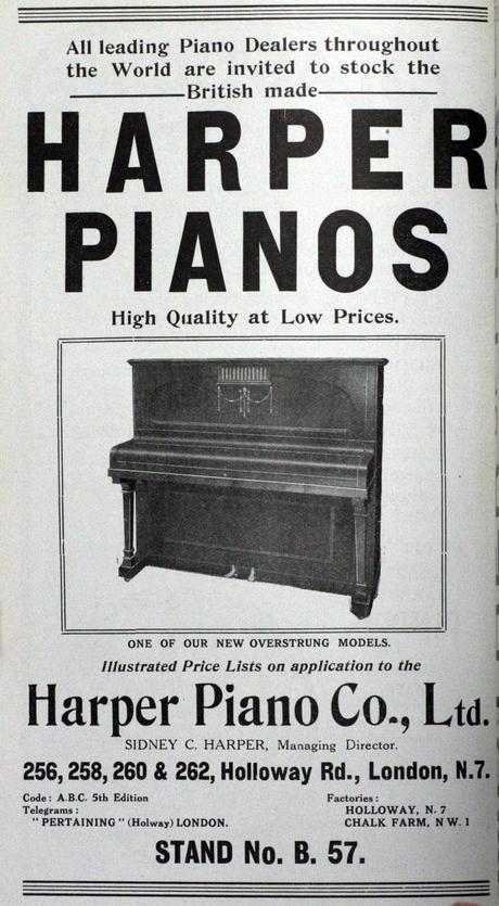 Ghost signs (53): Harper Pianos Ghost signs (53): Harper Pianos