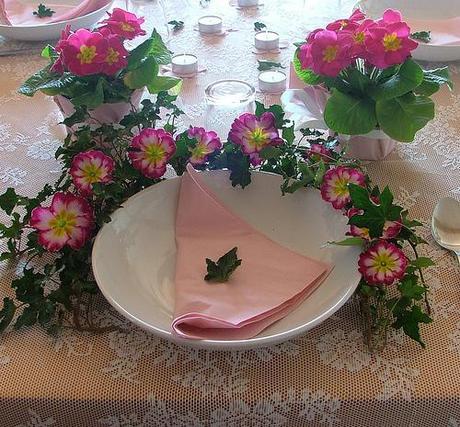 Tablescape in Pink - happy birthday sofi!
