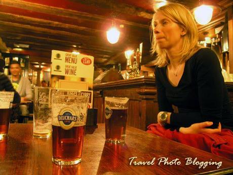 Wordless Wednesday: A pint at Queens head pub