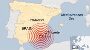 Earthquake in Lorca