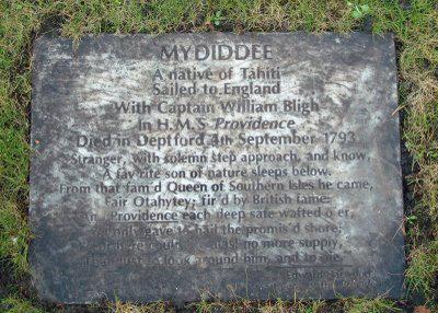 From the archives: Mydidee, from Tahiti to Deptford with Captain Bligh