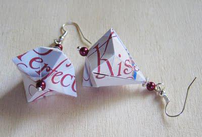 German Bell Paper Earrings German Bell Paper Earrings