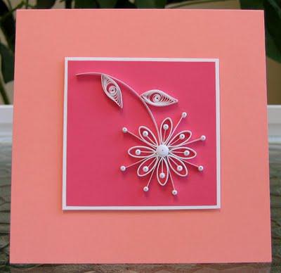 Quilled Daisy Card Quilled Daisy Card