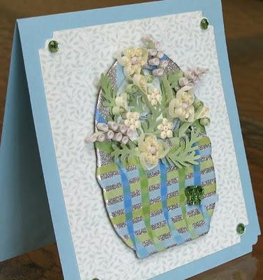 Quilled Spring Basket Quilled Spring Basket