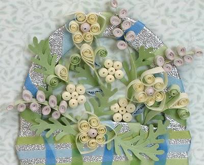 Quilled Spring Basket Quilled Spring Basket