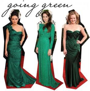 angelina-jolie-emerald angelina jolie and mila kunis wearing emerald green