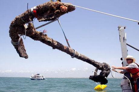 Archaeologists Recover Anchor From Blackbeard's Sunken Pirate Ship