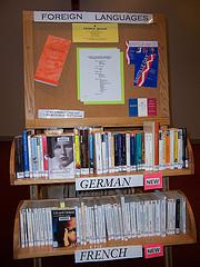 Foreign language book display