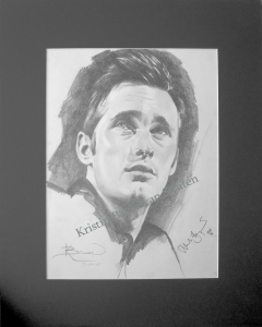 alexmatted w cpyright medium Alexander Skarsgard drawing by Kristin Bauer, True Blood's Pam