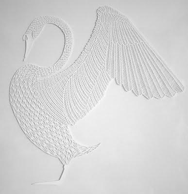 Michael Lomax - Swan Papercut Michael Lomax - Swan Papercut