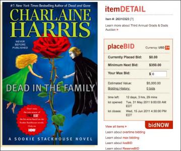 Have a Character Named After You in Charlaine Harris’ 12th Sookie Stackhouse Novel