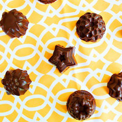 Molded Chocolate Cheesecake Molded Chocolate Cheesecake