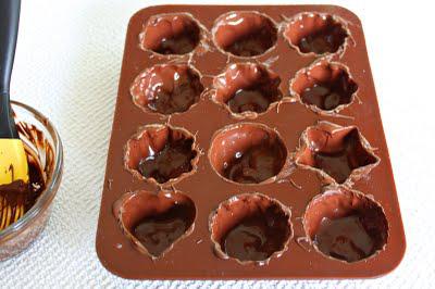 Molded Chocolate Cheesecake Molded Chocolate Cheesecake