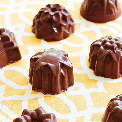 Molded Chocolate Cheesecake Molded Chocolate Cheesecake