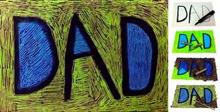 Updated Scratch Art Father’s Day Card