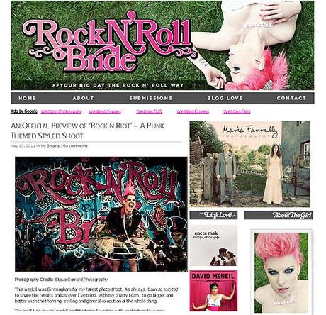 Rock n Roll Bride top UK wedding blog Everything about Rock n Roll Bride has