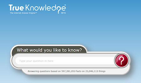 True Knowledge - The Internet Answer Engine