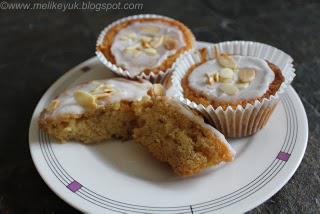 Pear and Almond Cupcakes
