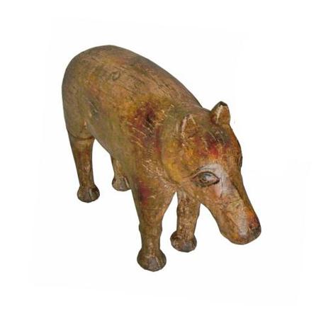 Antique hand carved animal