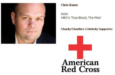 Chris Bauer pledges on new Celebrity Charity Website