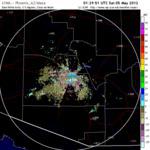 Light migration in central and southeast Arizona 5-5-2012