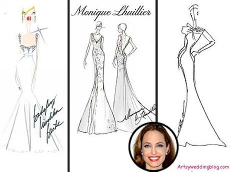 Angelina Jolie Wedding Dresses
