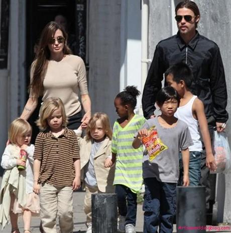 Angelina Jolie and Brad Pitt children family 